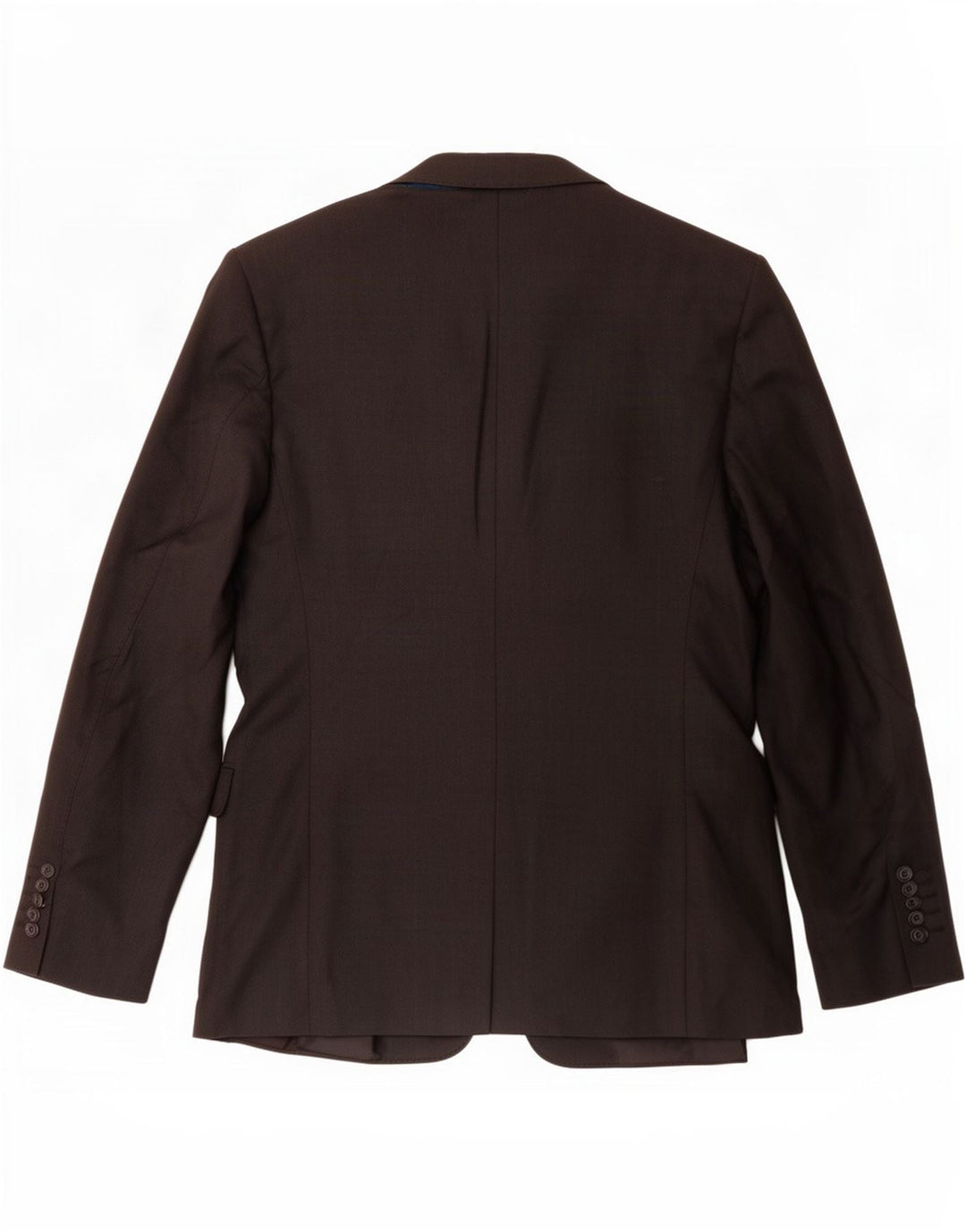 Zara Herre 2-knaps blazerjakke EU 46 Lille sort polyester