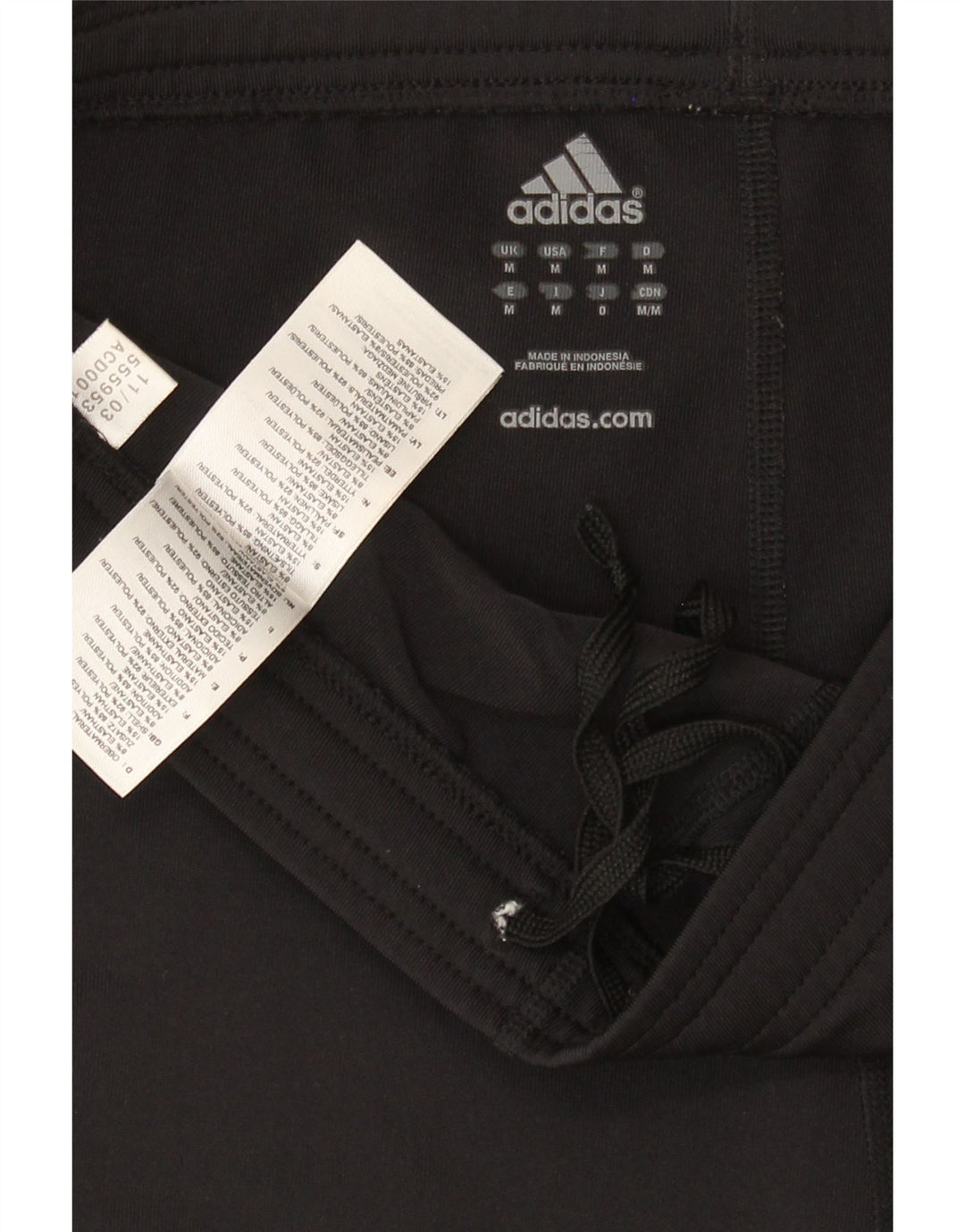 ADIDAS Mens Climacool Sport Shorts Medium  Black Polyester Vintage Adidas and Second-Hand Adidas from Messina Hembry 