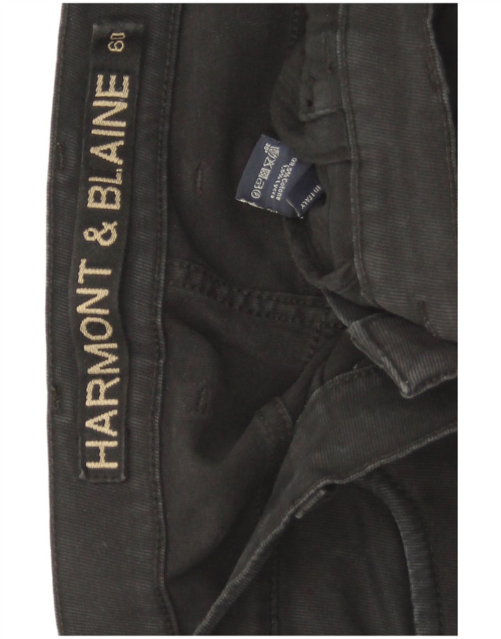 Harmont & Blaine herre cropped jeans W42 L27 sort bomuld