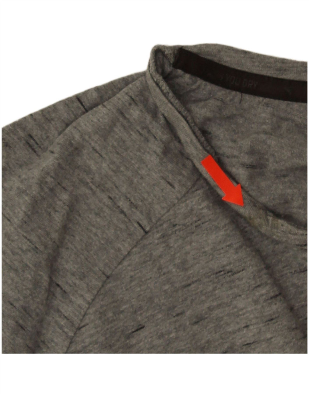 Puma Herre T-Shirt Top Stor Grå Flecked Bomuld