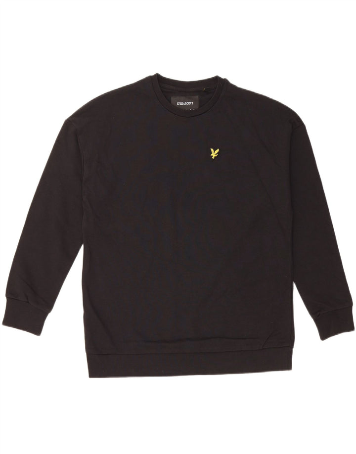LYLE & SCOTT Sweatshirt til mænd Medium Sort Bomuld