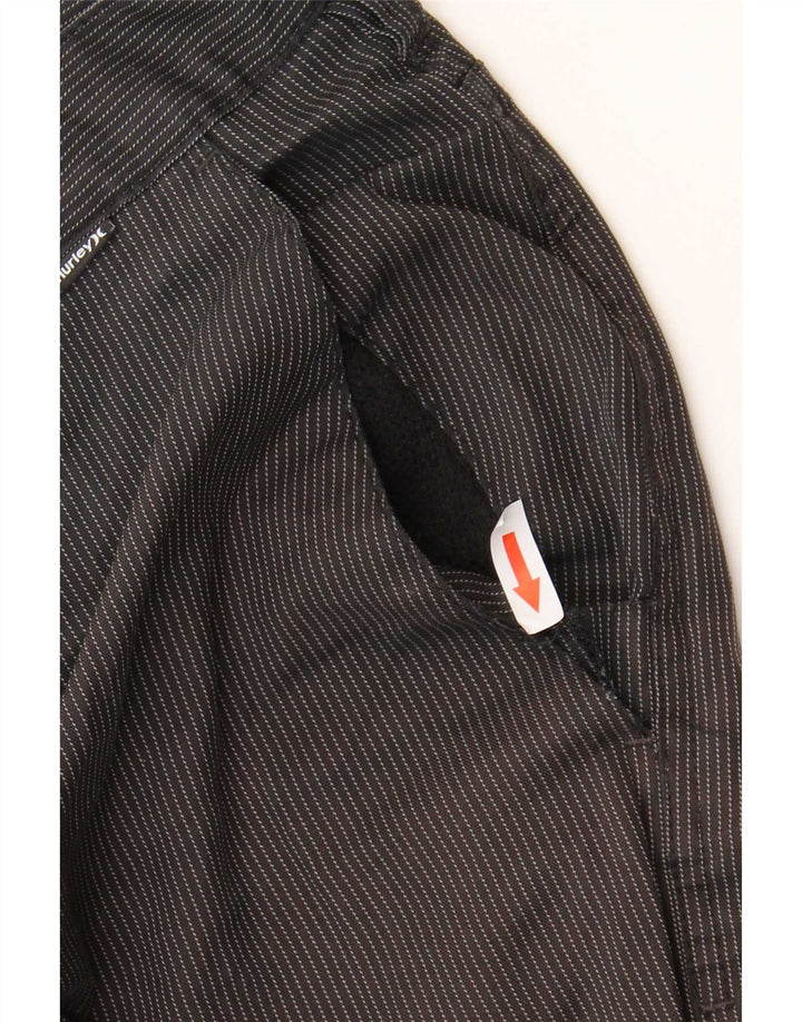 Hurley Herre Chino Shorts W38 XL Sort nålestribet polyester