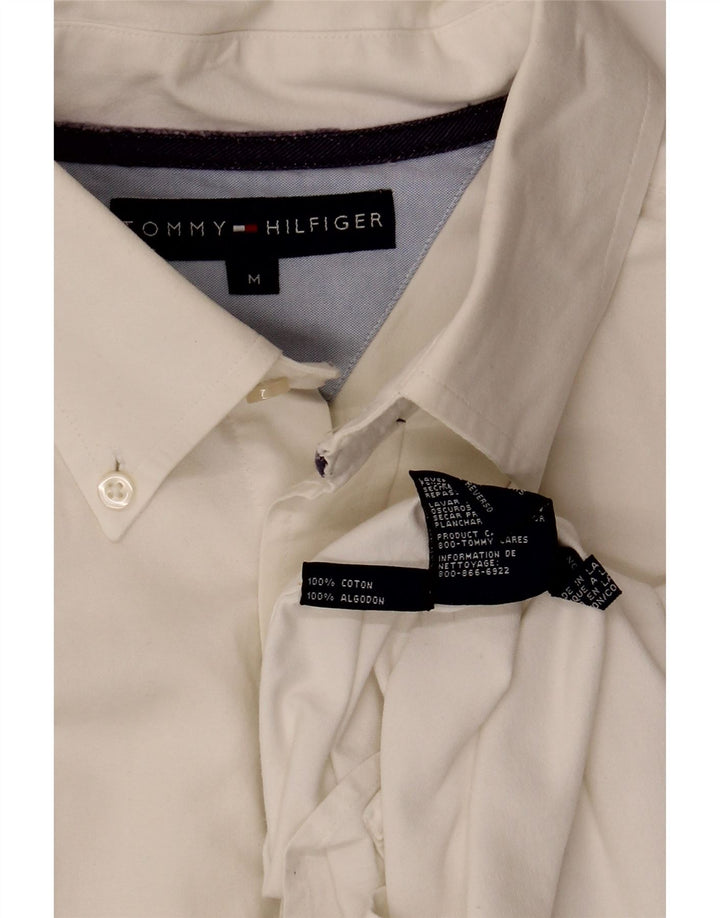 Tommy Hilfiger Herreskjorte Medium Hvid Bomuld