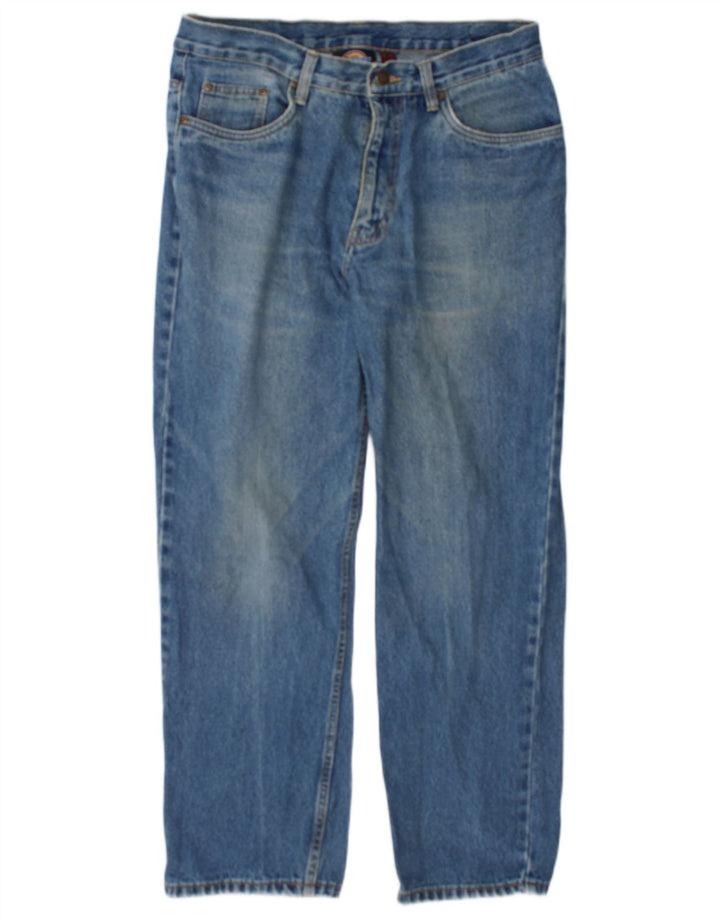 Dickies Straight Jeans til mænd W34 L27 blå bomuld