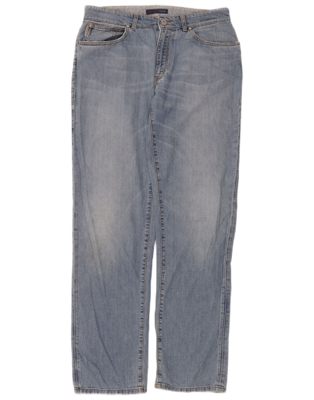 Trussardi lige jeans til kvinder W32 L34 blå bomuld