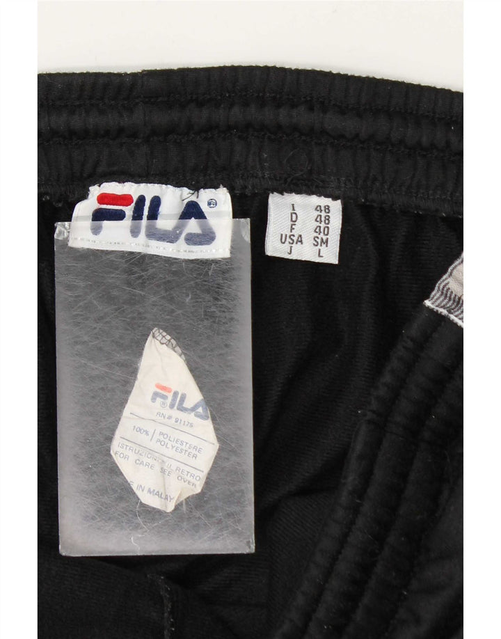 Fila Herre grafisk træningsdragt Bukser IT 48 Medium Sort Colourblock
