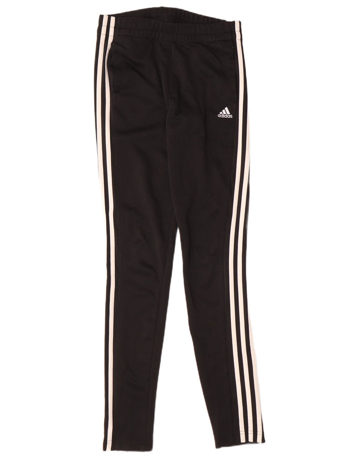 Adidas Womens Climalite træningsdragt bukser UK 4/6 XS sort polyester