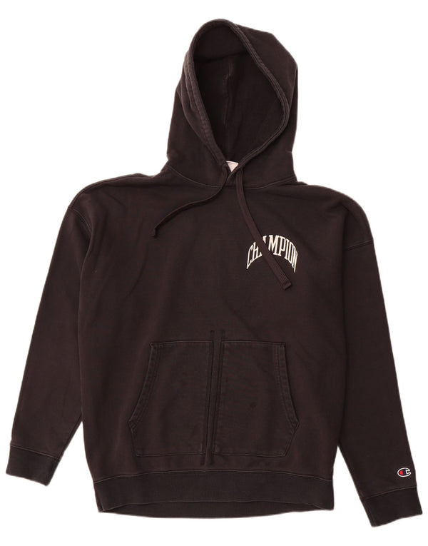 CHAMPION Hættetrøje til mænd Medium Sort bomuld
