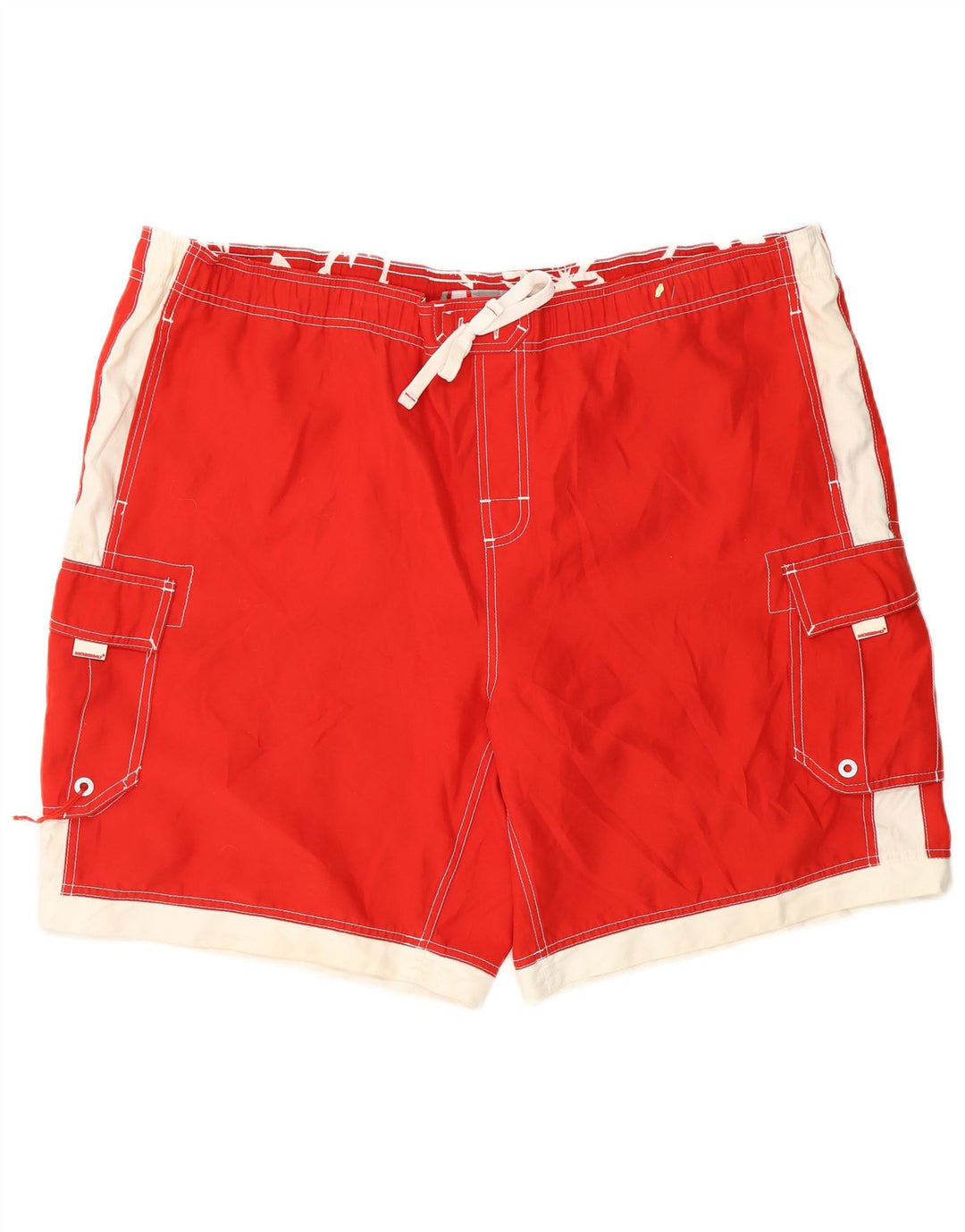 MOSSIMO Badeshorts til mænd XL Rød Colourblock Polyester