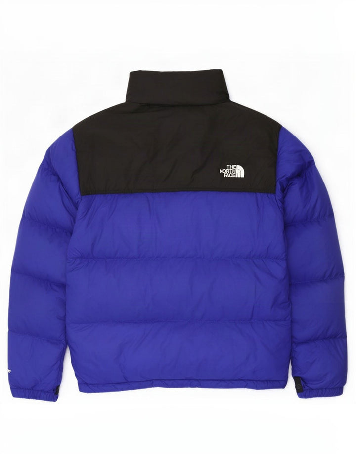 The North Face Dame Oversized Polstret Jakke UK 10 Small Blue Colourblock