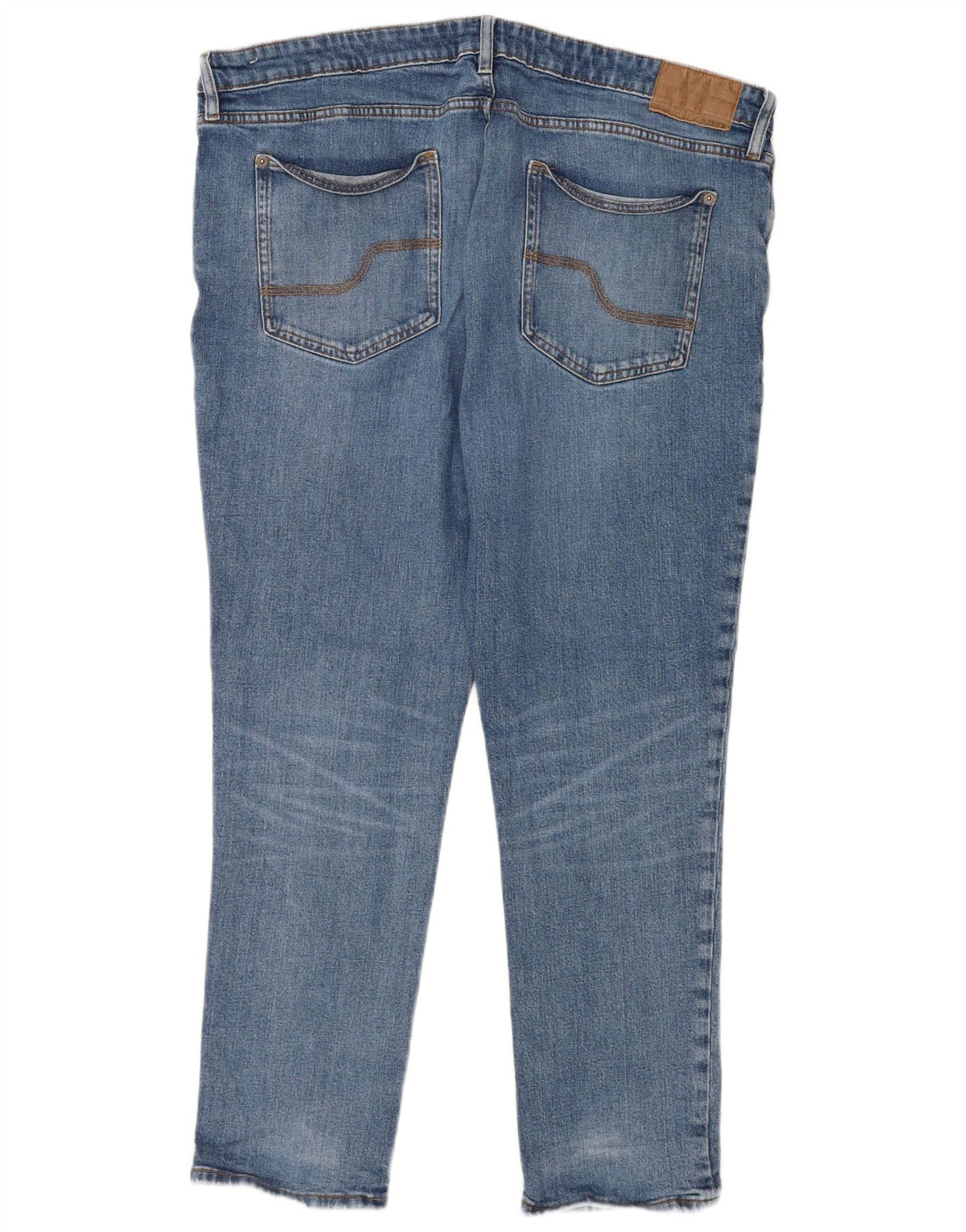 Fat Face Herre Slim Jeans W42 L28 Blå Bomuld