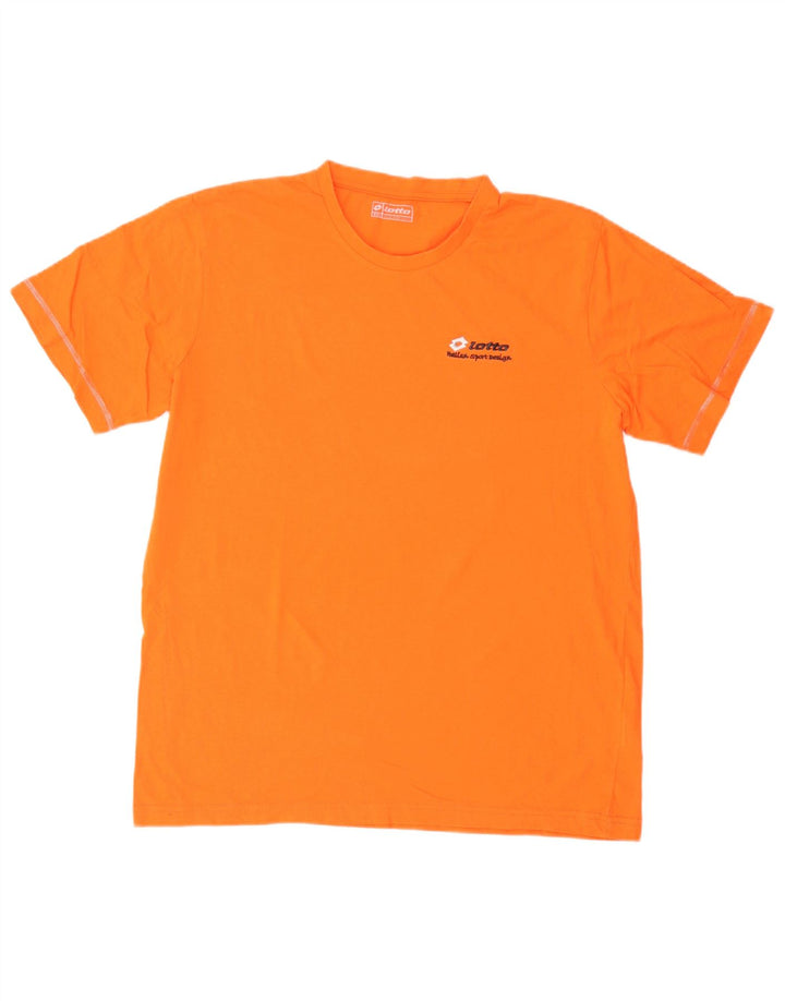 Lotto Herre T-Shirt Top 2XL Orange Bomuld
