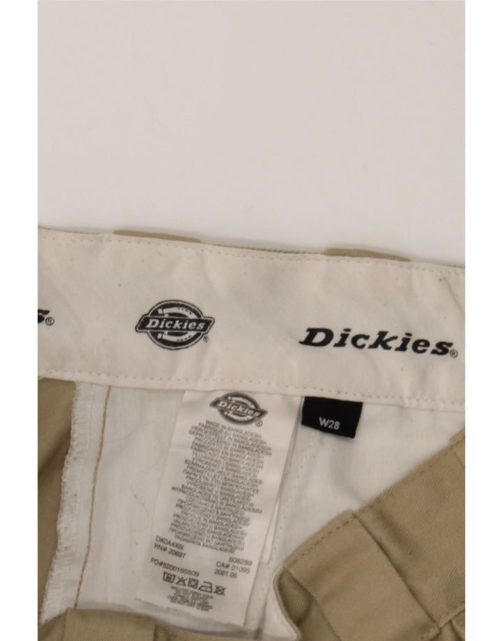 DICKIES Mens Straight Chino Trousers W28 L28 Brown Polyester Vintage Dickies and Second-Hand Dickies from Messina Hembry 