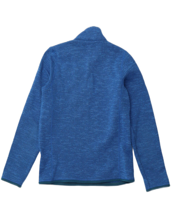 PATAGONIA drenge sweatshirt med lynlås 15-16 år 2XL blå polyester