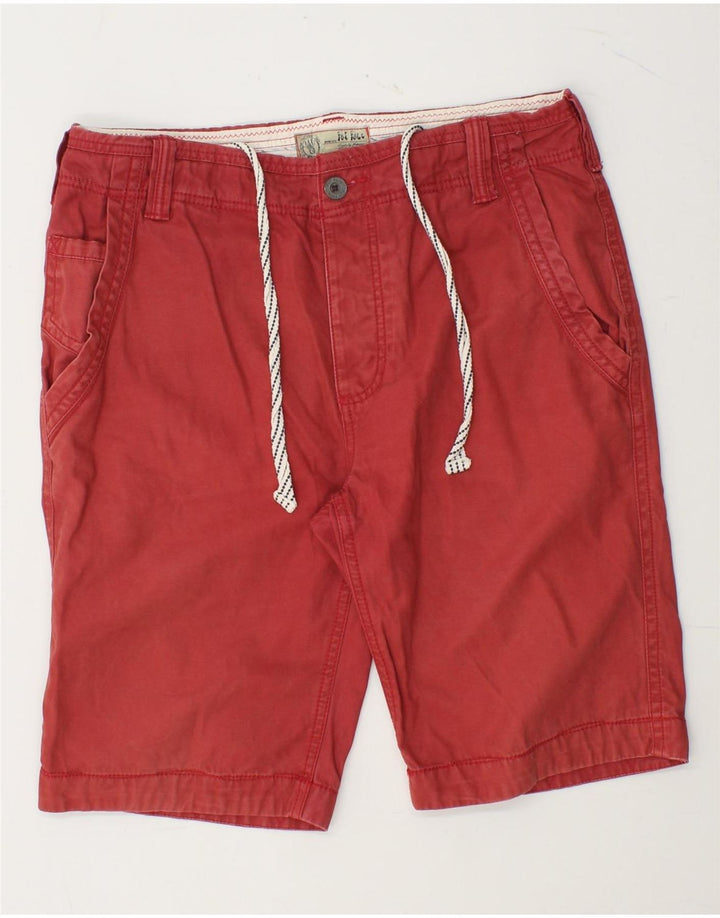 FAT FACE Chino Shorts til mænd W34 Large Red Bomuld