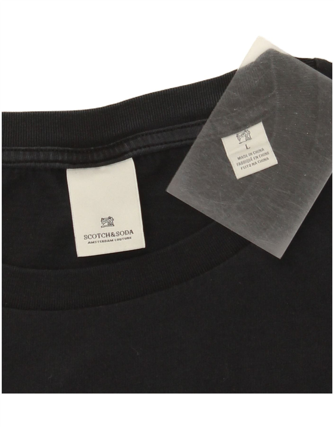 Scotch & Soda Herre Amsterdam Couture T-Shirt Top Stor Sort