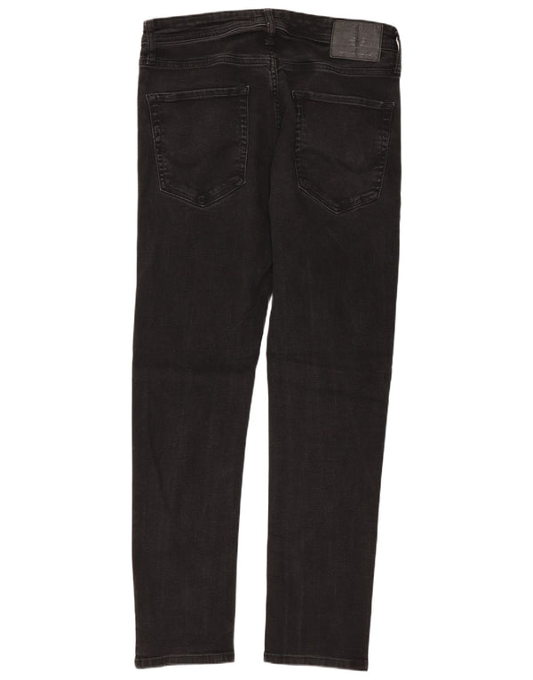 Jack & Jones Herre Slim Jeans W32 L32 Sort Bomuld