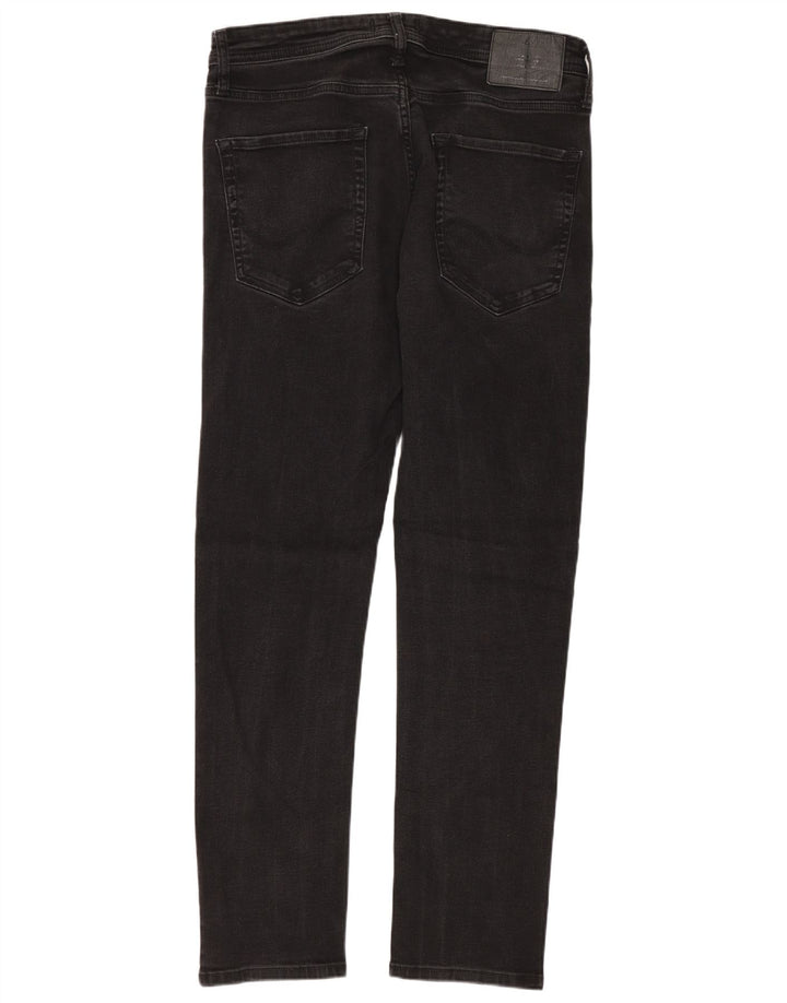Jack & Jones Herre Slim Jeans W32 L32 Sort Bomuld