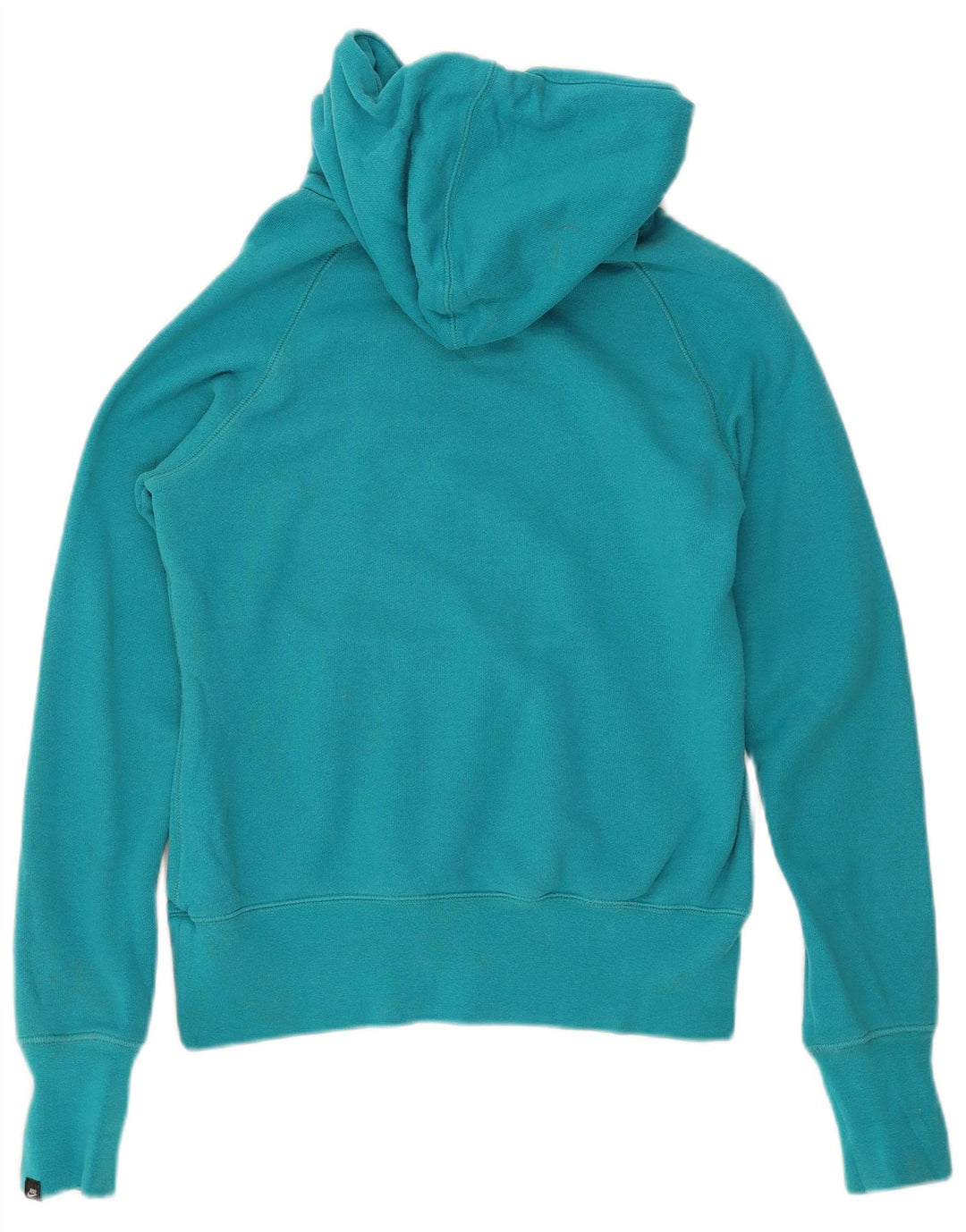 Nike Dame Hættetrøje UK 12 Medium Blue Bomuld