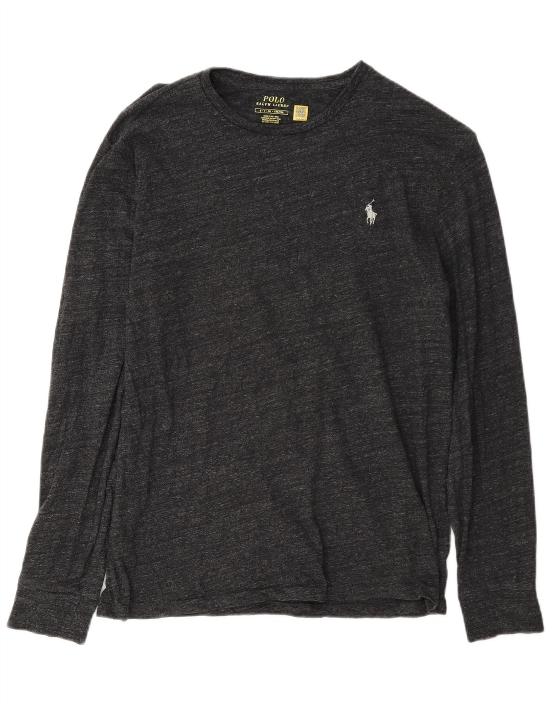 Polo Ralph Lauren Herre Top Langærmet Lille Grå Flecked