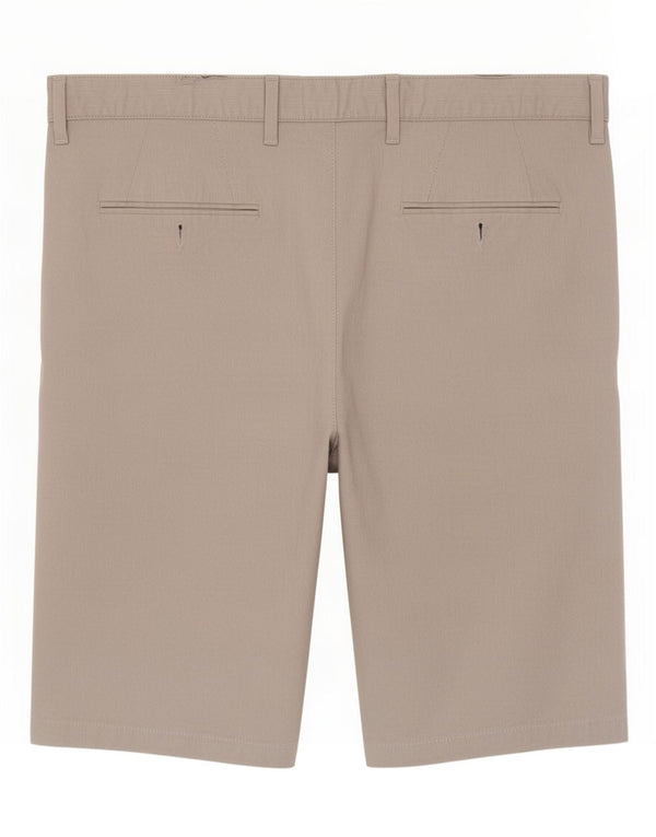 Marks & Spencer Herre Chino Shorts XL W38 Gråstribet bomuld