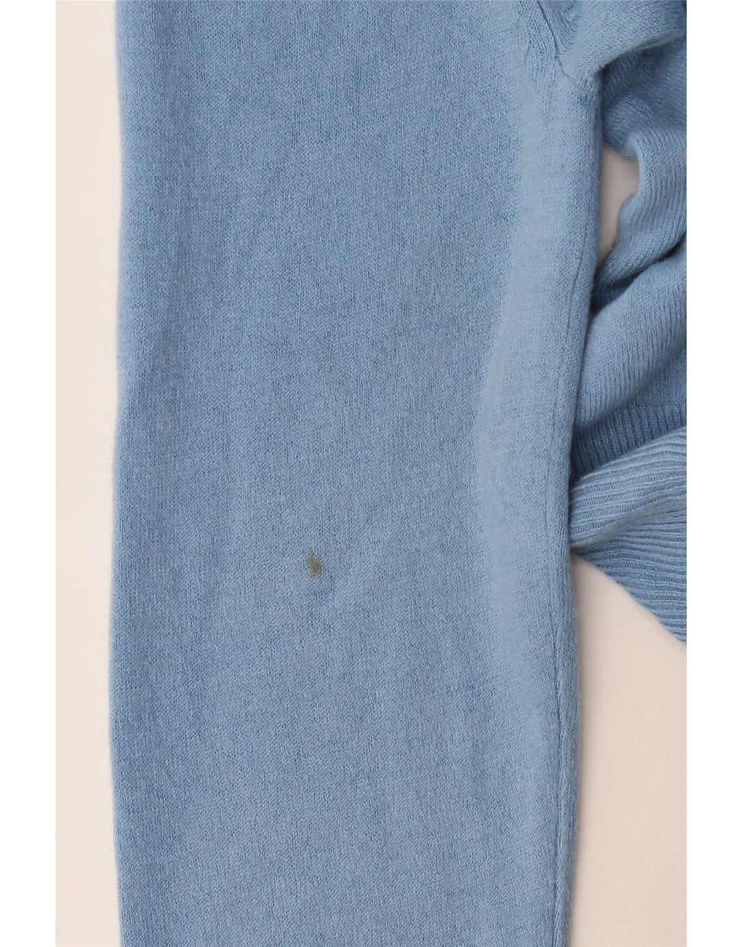 Marks & Spencer Dame V-hals sweater UK 14 Stor Blå Akryl