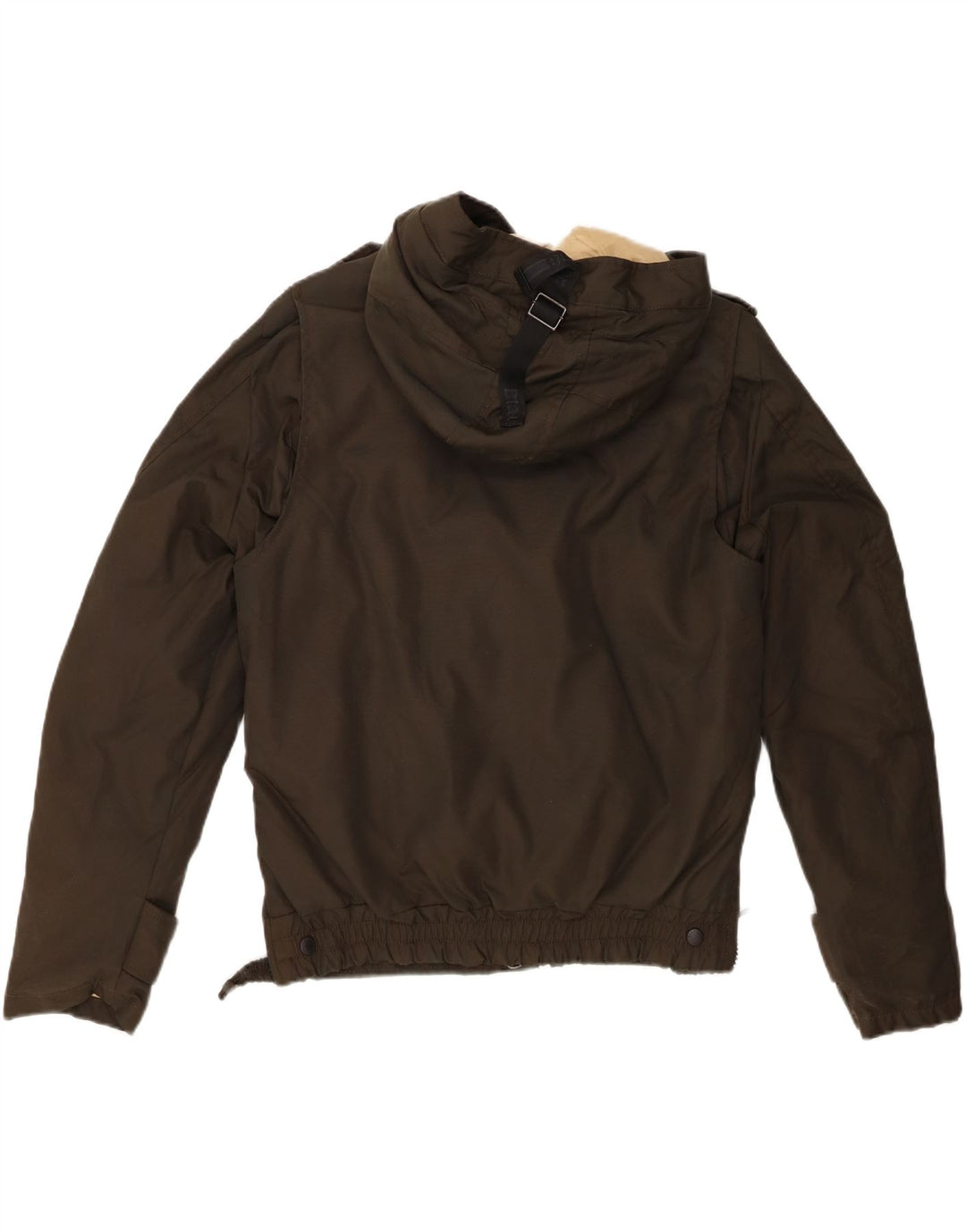 Blauer Militær hættejakke til kvinder UK 14 Medium Khaki Nylon