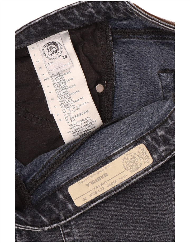 Diesel Dame Babhila Slim Skinny Jeans W28 L28 Blå Bomuld