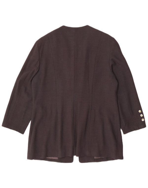 Betty Barclay Dame Blazer Jacket UK 18 XL Grå Viscose