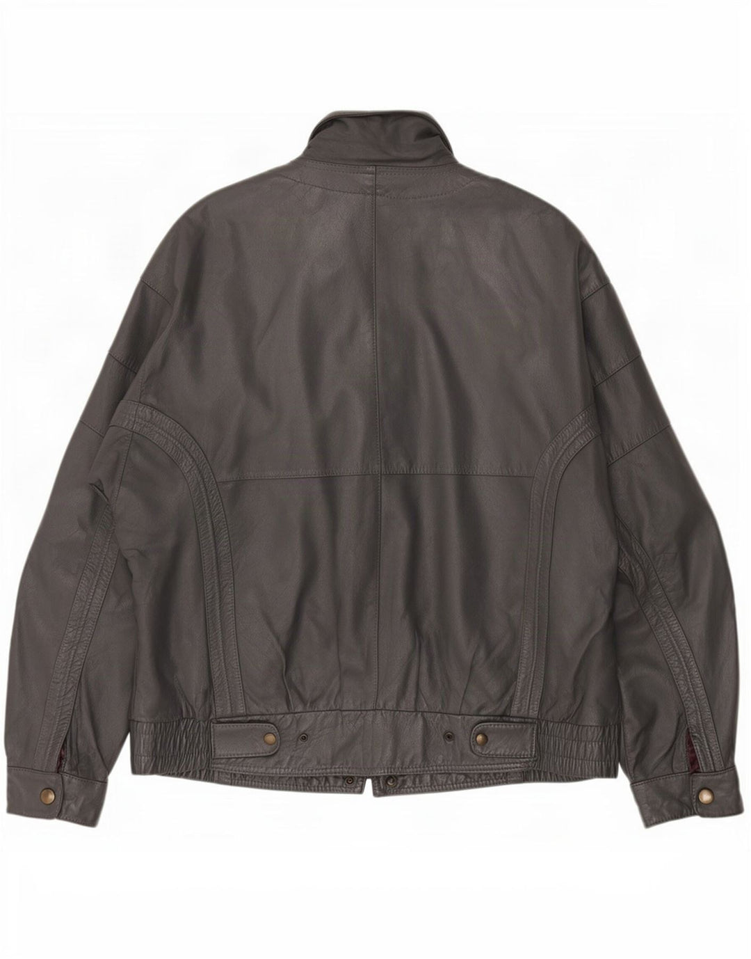 Vintage Herre Læderjakke IT 50 Large Sort