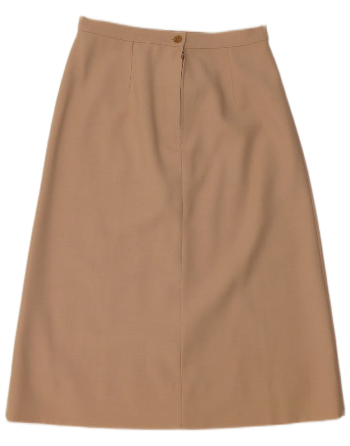 Vintage kvinders 4-knap 2-delt nederdelsæt IT 42 Medium W26 Beige