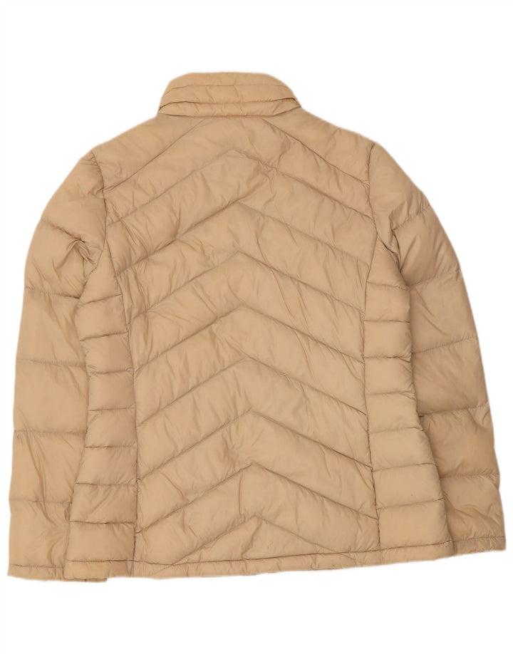 Calvin Klein Dame Polstret Jakke UK 14 Medium Beige Nylon