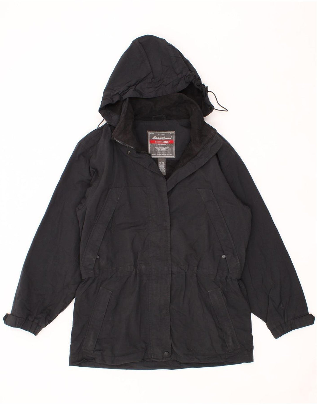 EDDIE BAUER Womens Weather Edge Windbreaker Jacket UK 10 Small Black Vintage Eddie Bauer and Second-Hand Eddie Bauer from Messina Hembry 