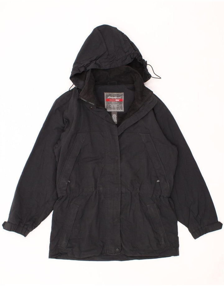 EDDIE BAUER Womens Weather Edge Windbreaker Jacket UK 10 Small Black Vintage Eddie Bauer and Second-Hand Eddie Bauer from Messina Hembry 