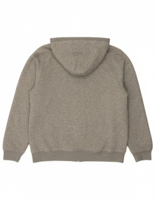 Gap Dame Grafisk Loose Fit Hættetrøje Sweater UK 18 XL Grå Bomuld