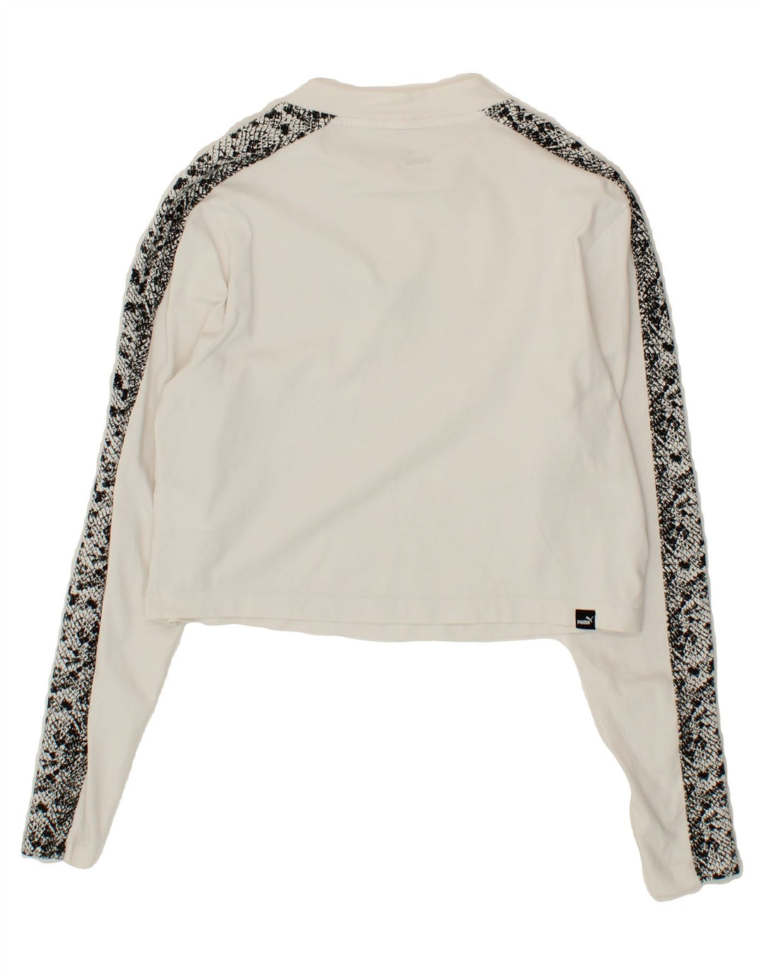 PUMA Girls Graphic Crop Top 13-14 Years XL White Vintage Puma and Second-Hand Puma from Messina Hembry 