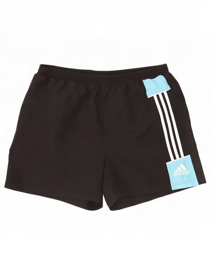 Adidas Badeshorts til mænd XL Sort Colourblock Polyester