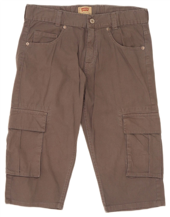 Levi's Boys Cargo Bermuda Shorts 15-16 år W28 Grå Bomuld