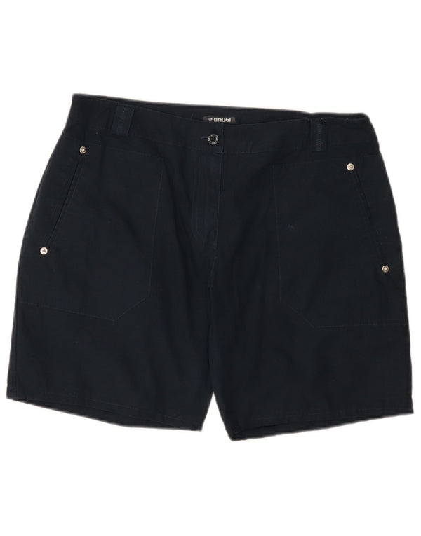 Brugi Dame Chino Shorts UK 14 Large W32 Navy Blue Bomuld