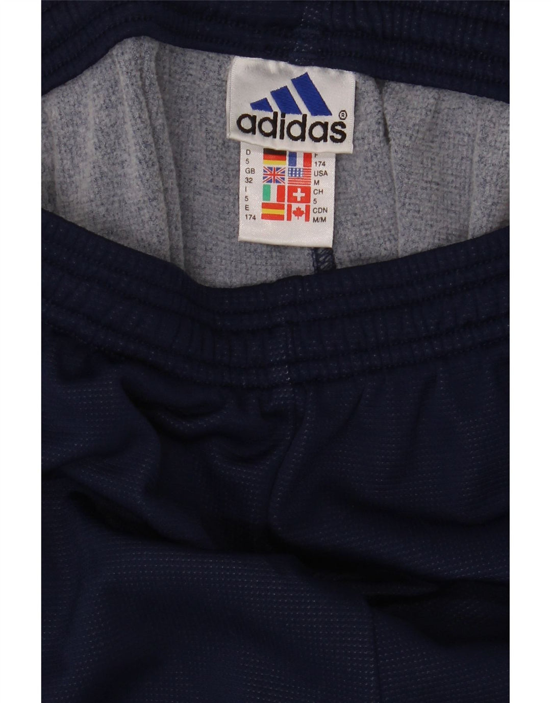 Adidas Træningsdragt bukser til mænd Medium Navy Blue Colourblock Polyamid