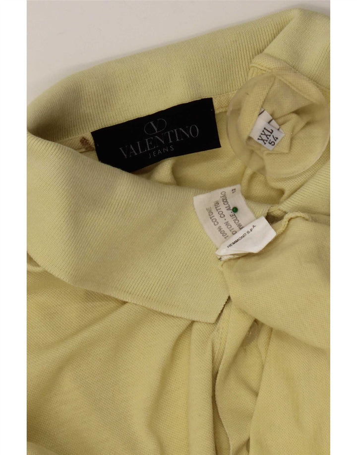 Valentino Herre Polo Shirt IT 54 2XL Gul