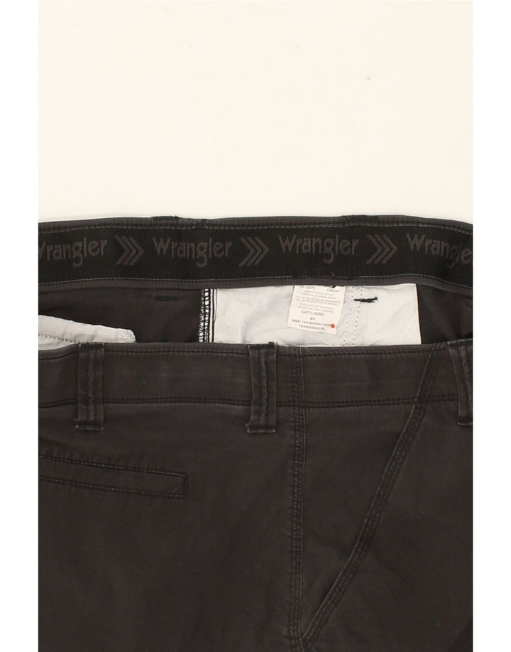 WRANGLER Herre Cargo Shorts W44 2XL Grå Bomuld