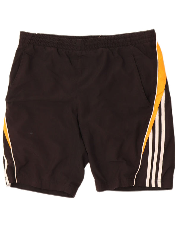 Adidas Boys Sports Shorts 12-13 år Sort Colourblock Polyester
