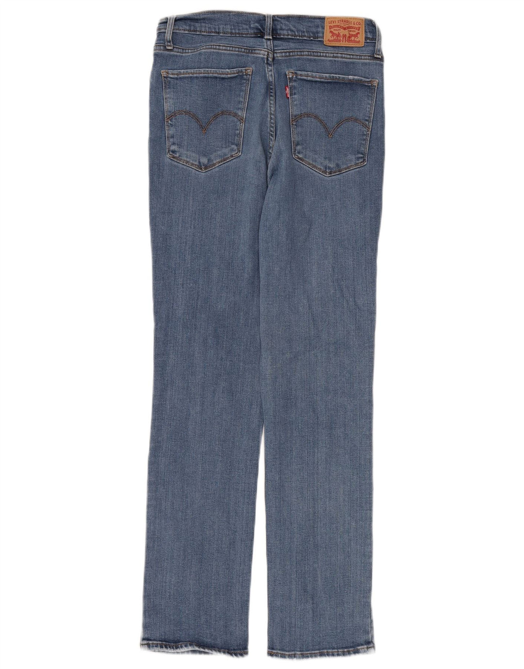 Levi's Womens 724 Højtaljede lige jeans W30 L28 Blå