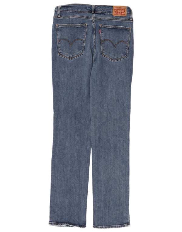Levi's Womens 724 Højtaljede lige jeans W30 L28 Blå