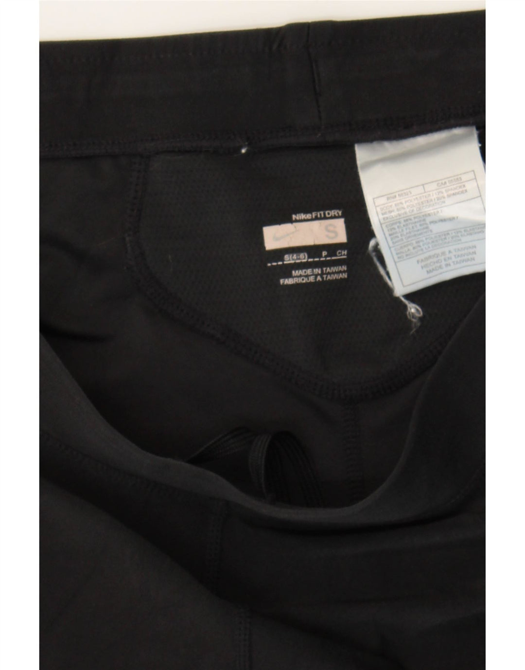 NIKE Womens Sport Shorts US 4/6 Small  Black Polyester Vintage Nike and Second-Hand Nike from Messina Hembry 