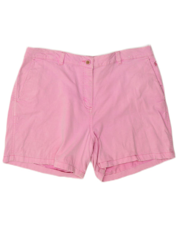 Joules Chino Shorts til kvinder UK 16 Large W34 Pink Bomuld