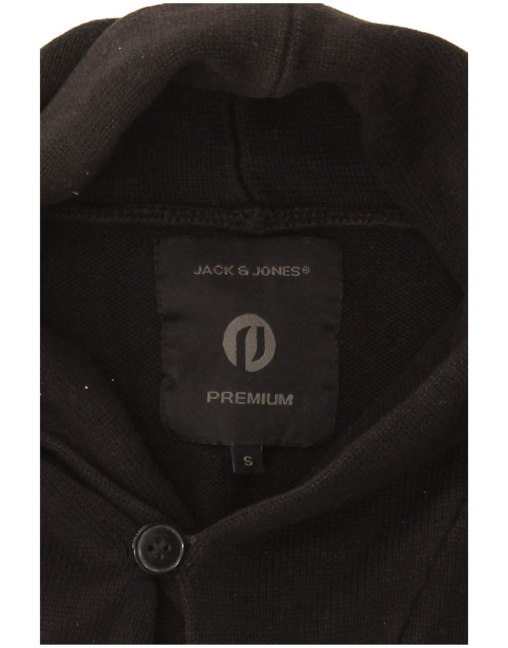 Jack & Jones herre cardigan sweater lille sort