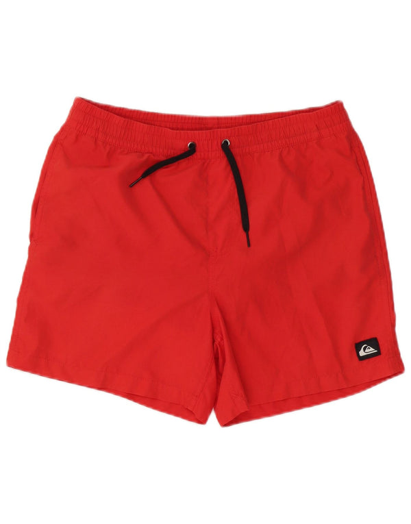 Quiksilver drenge badeshorts 15-16 år XL Rød Polyester
