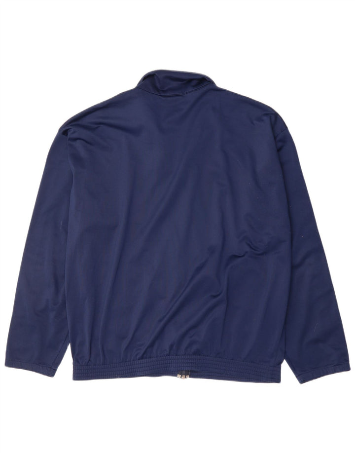 Asics Herre grafisk træningsdragt topjakke XL marineblå polyester